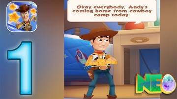 Toy Story Drop: Gameplay Walkthrough Part 1 - Level 1 - 7 Completed (iOS, Android)