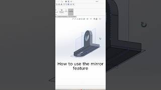 How to use mirror feature in SolidWorks #cad  #solidworks #solidworkstutorail Net Worth