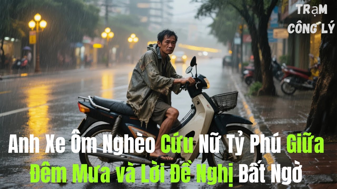 Anh Xe Ôm Nghèo Cứu Nữ Doanh Nhân, 24 Giờ Sau Anh Nhận Lại Điều Không Ngờ Tới | Trạm công lý
