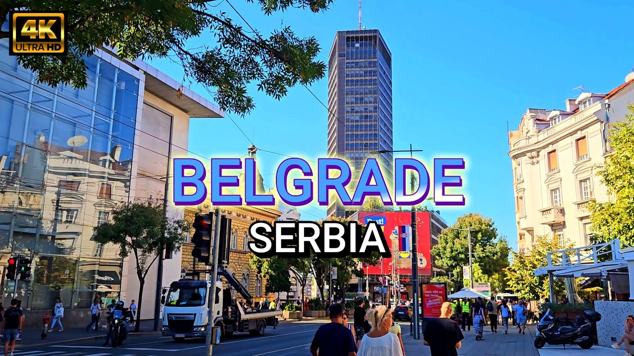 Belgrade (Beograd) Serbia 🇷🇸 Walking tour 4K UHD 🌍