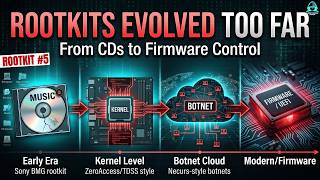 Most Famous Rootkits in History Explained | Sony, Stuxnet, TDSS & Modern Malware Evolution