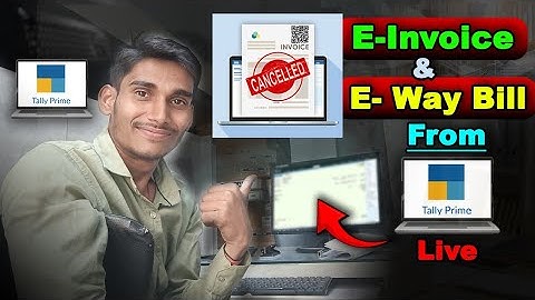 Cancel E-invoice and E-way Bill from Tally Prime 🔥