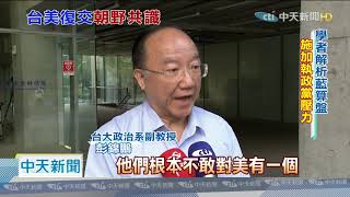 20201006中天新聞　國民黨提案「台美復交」　朝野無異議通過