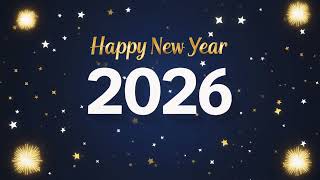 HAPPY NEW YEAR 2026 VJ 4k VISUAL LOOP ANIMATION RESOLUME (VJ LOOP) - NEON(ELECTRO) VJ CREW