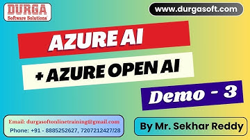 AZURE AI + AZURE OPEN AI tutorials || Demo - 3 || by Mr. Sekhar Reddy On 14-05-2025 @8AM IST