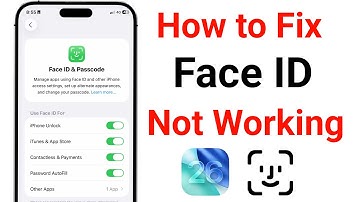 Fix Face ID Not Working On iPhone After iOS 26 Update || iPhone Face ID Not Working Problem Solve