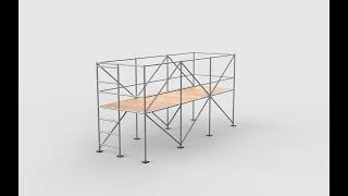 modular scaffolding 360 animation