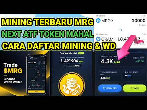 Cara Daftar Mining Dan WD MRG MINING  Next ATF Token Mahal Baru Rilis !!!!