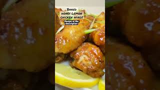 Honey Lemon Chicken Wings | Full Recipe at the Description #recipe #recipesforyou #short