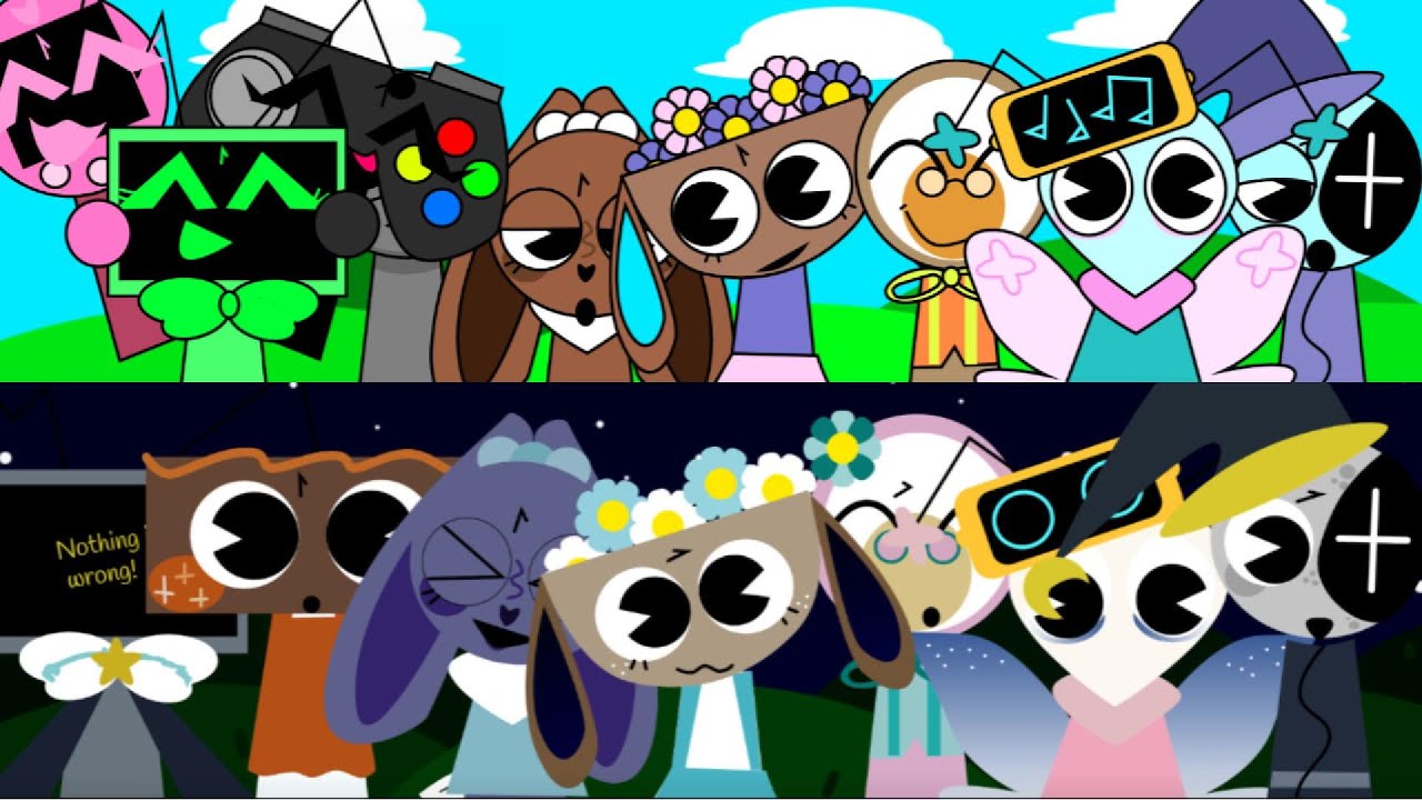 Incredibox Sprunki: Dandy's World Night TIME