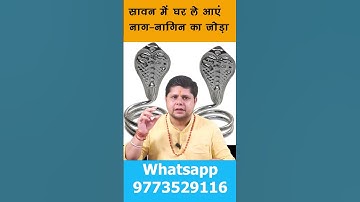 सावन में घर ले आएं  नाग-नागिन का जोड़ा#shorts #ytshorts #viral #astrology #ज्योतिष गुरु प्रवीन जी