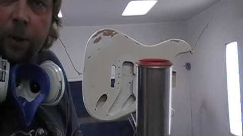 how to relic your guitar peavey predator part 3 sand and paint