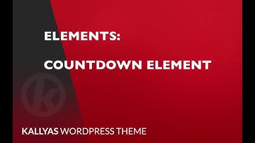 Countdown element