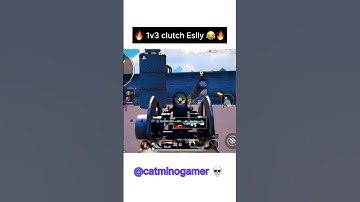 1v3 clutch eslly🔥😂 || #shortvideo #shorts #viral #bgmi #pubgmobile #1v3clutch #fpy