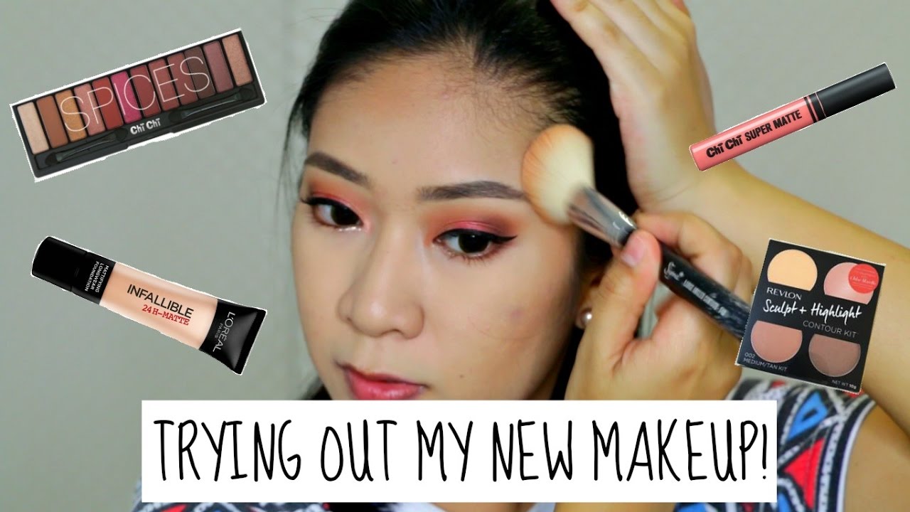 Trying Out My New Australian Drugstore Makeup Dygans90 YouTube