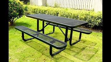 HOW TO BUILD A THERMOPLASTIC STEEL PICNIC TABLE?