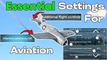 Beginners Guide to War Thunder Mobile Aviation Settings
