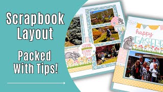 Loads of Scrapbooking Tips / Double Page Scrapbook Layout