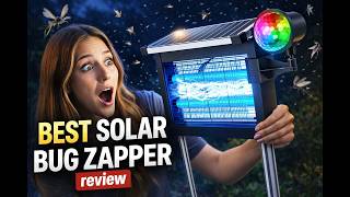 Best Solar Bug Zapper – 2-in-1 Rechargeable Fly Zapper Review Link in description 👇
