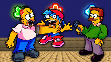 VS The Simpsons | FNF Character Test | Gameplay VS Playground