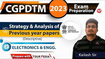 Analysis of Previous year Electronics Descriptive paper | CGPDTM ECE written exam preparation