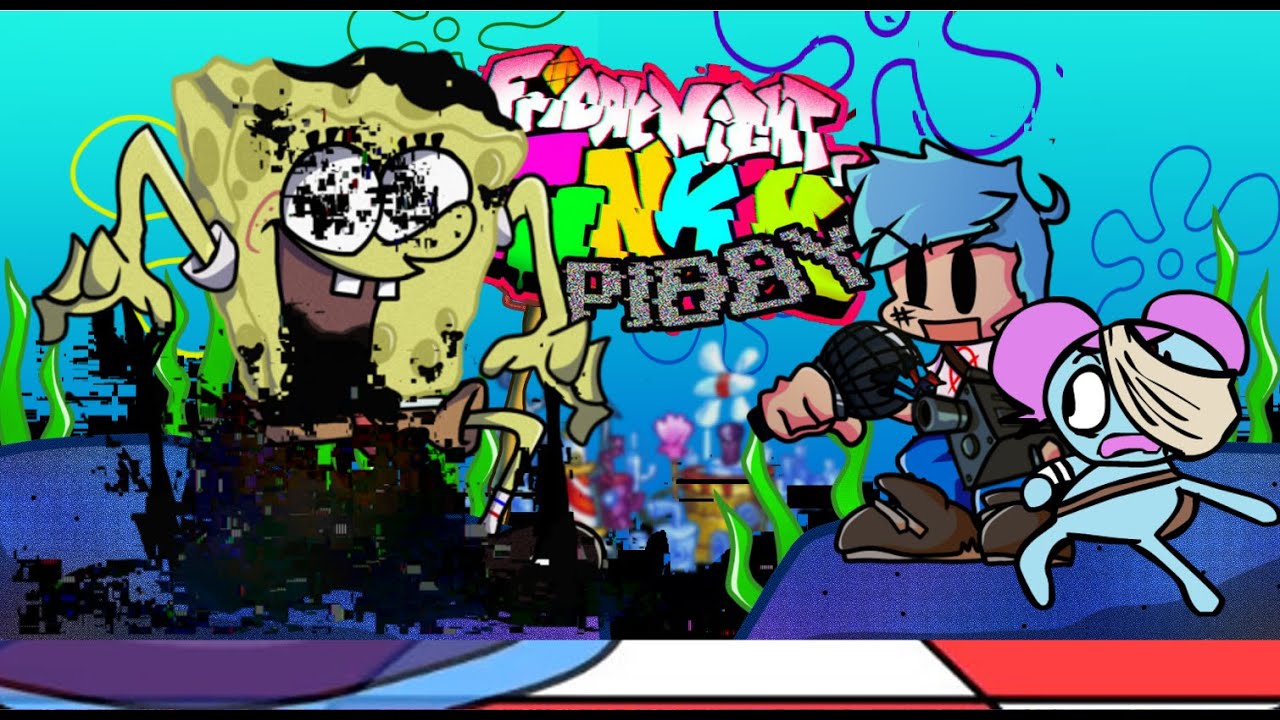 Friday Night Funkin' X Pibby VS Spongebob Full Week | FNF MODS - YouTube