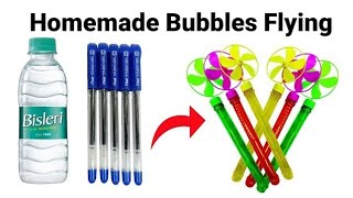How to make homemade Bubbles/DIY Bubbles for blowing/DIY homemade Bubble Blower/Bubbles kaise banate