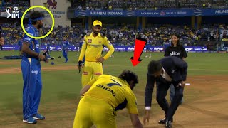 Hardik Pandya got shocked when MS Dhoni came to check the Toss Coin in MI vs CSK IPL at Wankhede