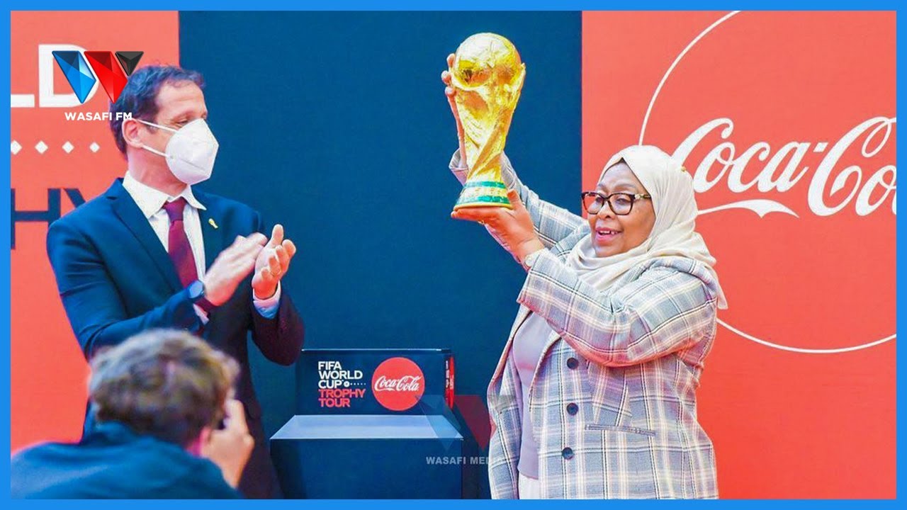 RAIS SAMIA ALIVYOPOKEA KOMBE LA DUNIA IKULU DSM