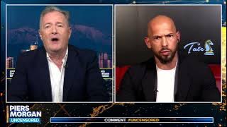 Andrew Tate and Tommy Robinson | Piers Morgan