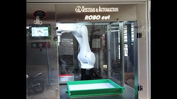 ROBOT CAKE & SWEET CUTTING MACHINE. @systemsautomation6210