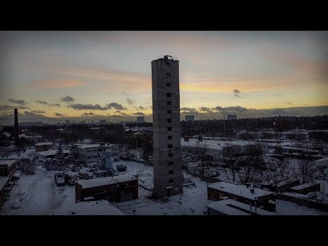 Демонтаж башни в Пушкино