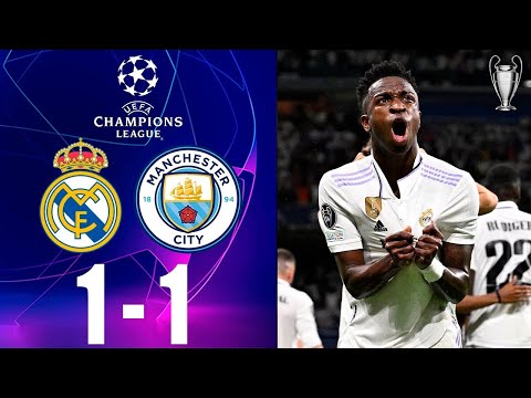 Real Madrid Vs Manchester City 1-1 All Goals Highlights UEFA Champions League 2023