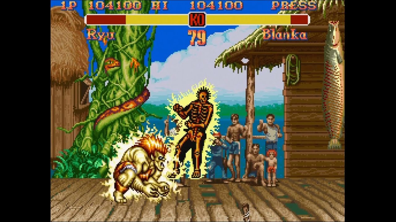 Super Street Fighter Ii The New Challengers 3 Ryu Vs Blanka Youtube
