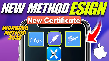 UPDATED! Esign iOS Download : Install IPA Files on iPhone Latest Certificates 2025 Safely (No PC)