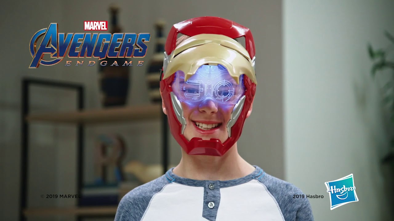 HASBRO E6502 MASCARA FLIP MARVEL HOMEM DE FERRO - AVN IRON MAN FLIP FX MASK  - YouTube