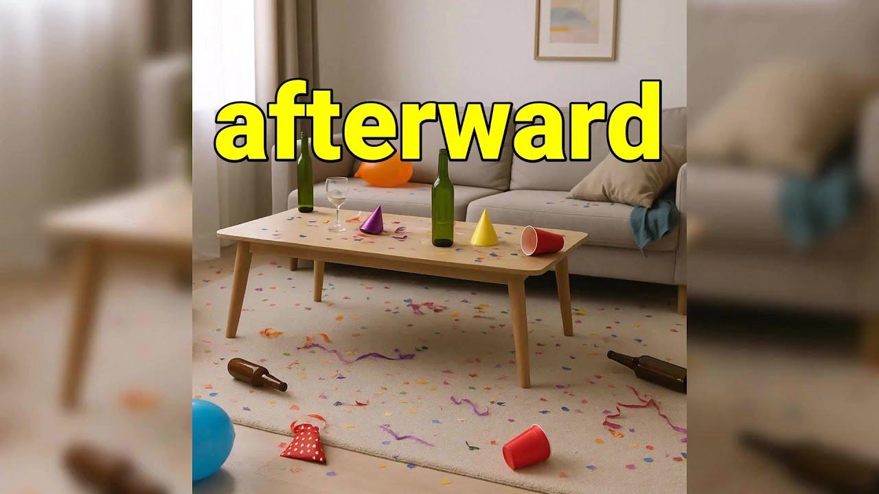 Afterward: Meaning, Definition and Pronunciation in American & British English with Examples