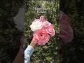 Easy tissue Rose flower| How to make a rose| #shorts#craft #viral