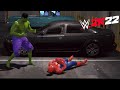 WWE 2K22 - SPIDER MAN VS HULK - Backstage Brawl MATCH