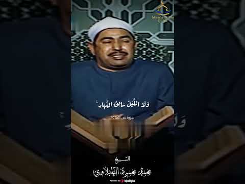 لا الشمس ينبغي لها أن تدرك القمر ولا الليل سابق النهار وكل في فلك يسبحون