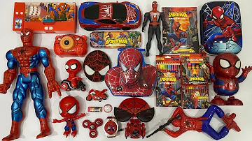 My Latest Cheapest Spiderman toy Collection,Spiderman Crawling,RC Spiderman Car,Spiderman Stationery
