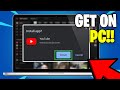 How To Install YouTube App In PC/Laptop (EASY)