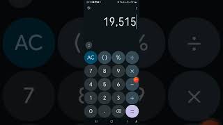 Maximum factorial with the Android calculator: 19515!