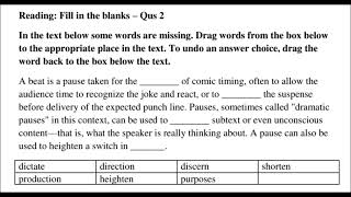 PTE Reading Full Test screenshot 2