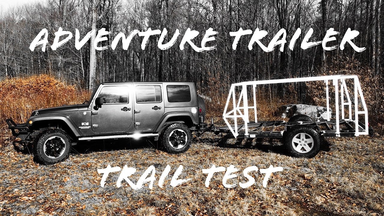 Adventure Trailer Build Part 4: Trail Test and Frame Paint