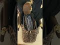 Spacious Brown Leopard Print Women’s Handbag | حقيبة يد نسائية واسعة بنقشة جلد النمر البني
