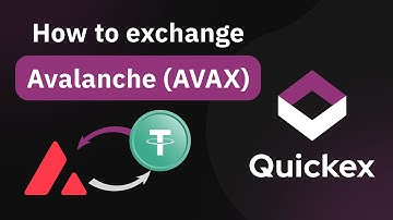 How to exchange, buy, and sell Avalanche (AVAX) instantly on Quickex