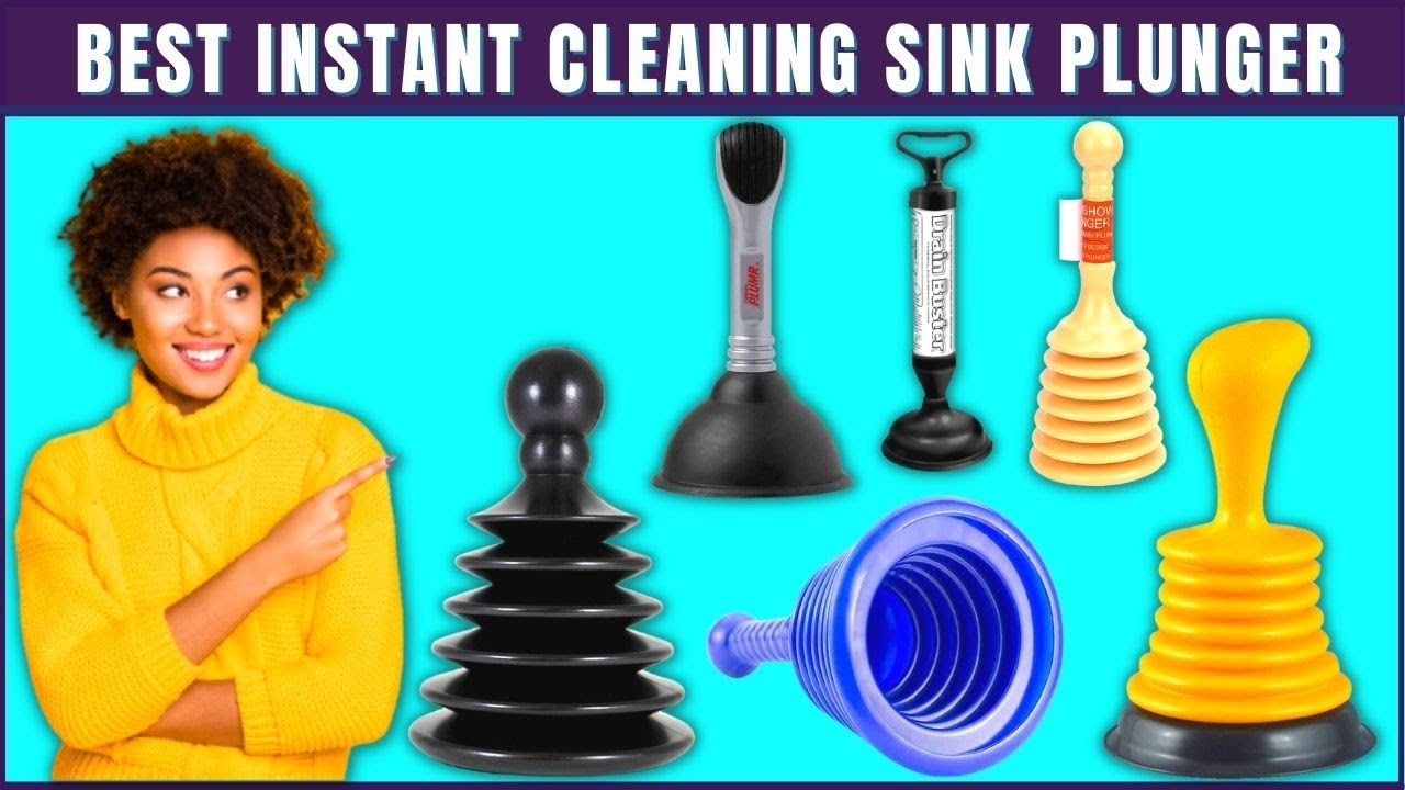 Sink Plunger, Powerful Small Plunger For Sink And Drain With Labor