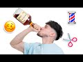 DRUNK HAIRCUT CHALLENGE! **I regret it**