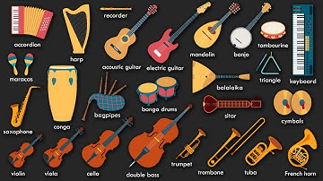 List of Musical Instruments | Learn Musical Instruments Names in English